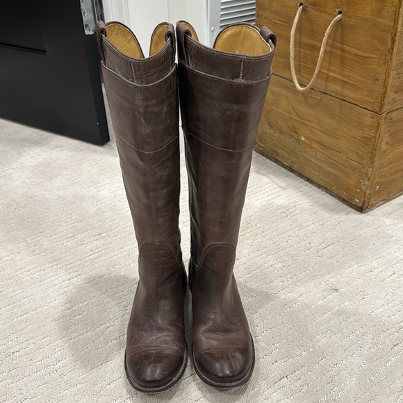 Frye Knee High Leather Boots - Picture 2 of 4